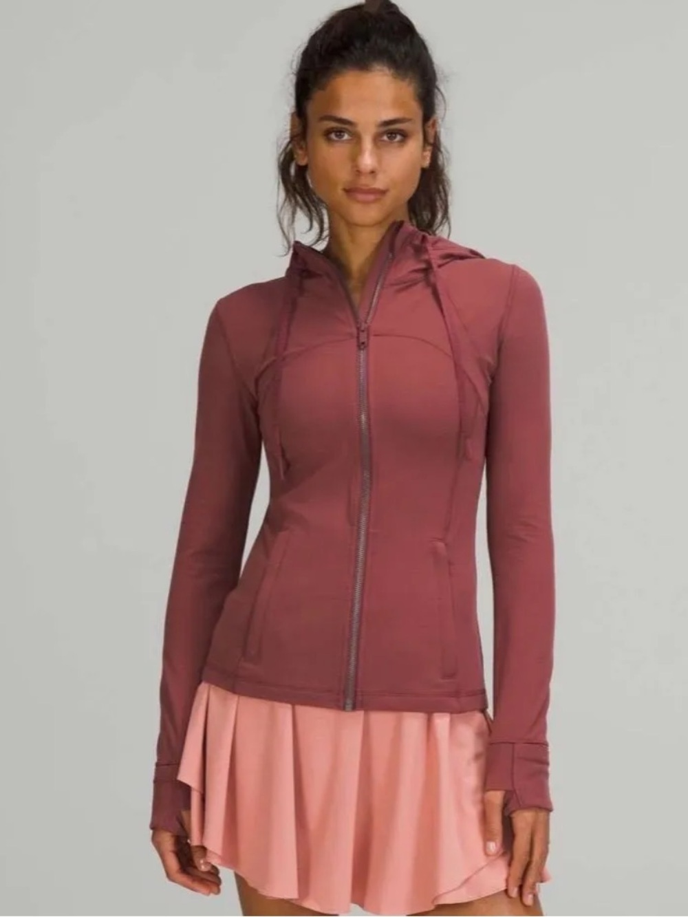 Lululemon Hooded Define Jacket *Nulu Smoky Red